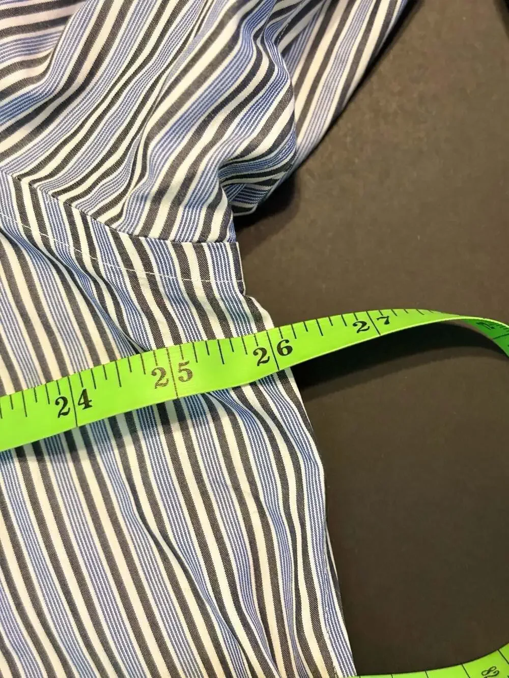 Banana Republic Non-Iron Classic Fit Striped Button-Down Shirt #1450